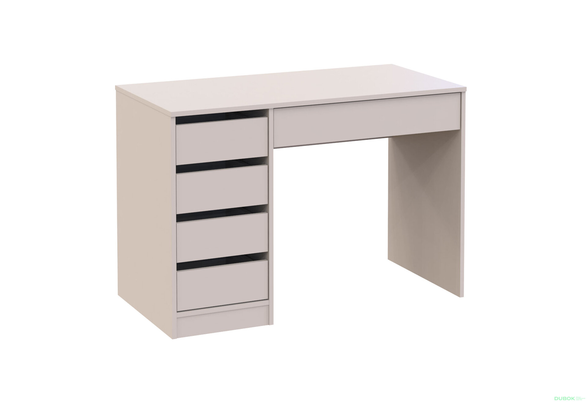 Obrázek 4 - Psací stůl s levou montáží Profi 110 cm kašmír