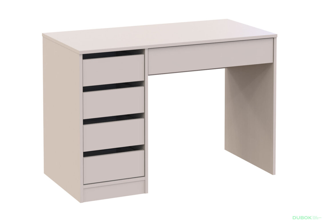 Obrázek 4 - Psací stůl s levou montáží Profi 110 cm kašmír