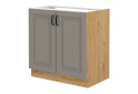 Obrázek 4098 - Kuchyňská sestava 2.5 m Stilo dub artisan / clay grey