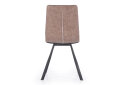 Obrázek 7 - Židle K280 czarny metal / brązowa ekoskóra