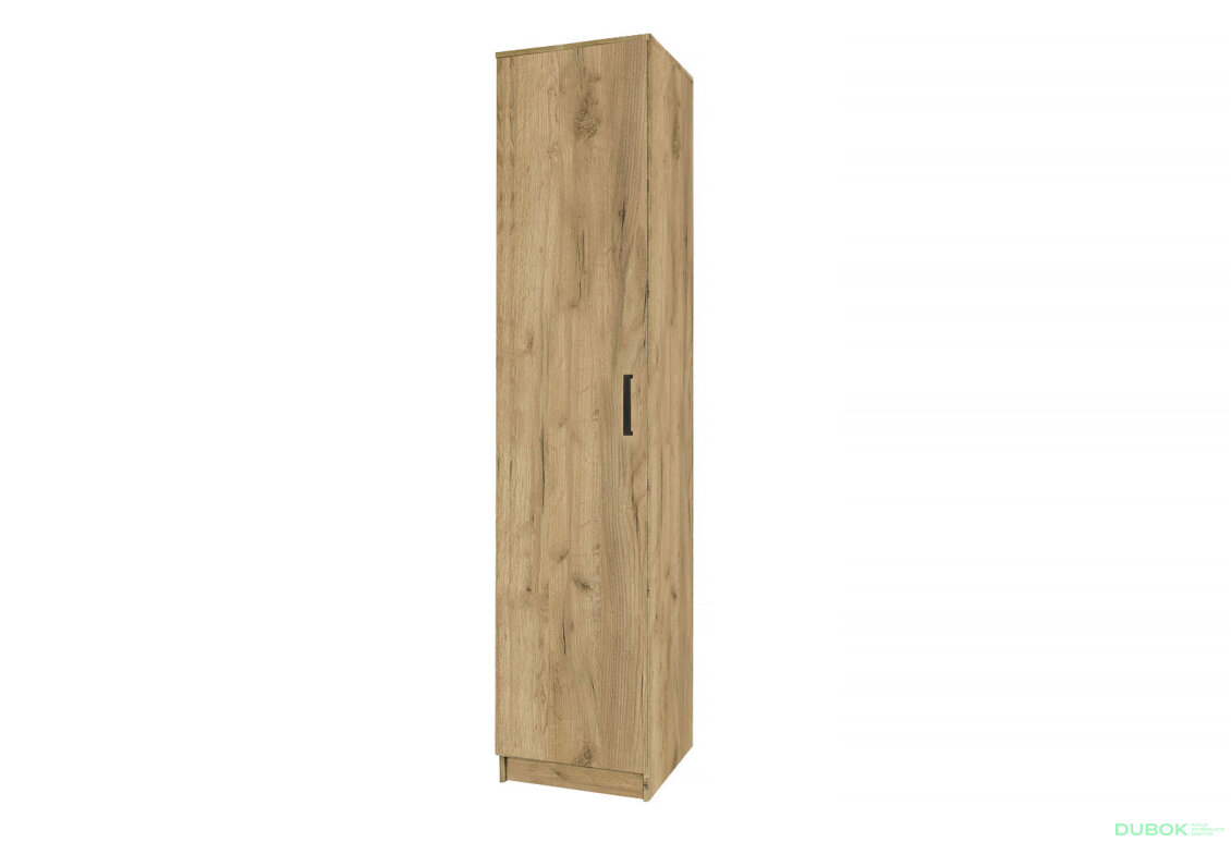 Skříň Simple 1D dub kraft zlatý