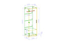 Obrázek 2 - Skříň Simple 1D dub kraft zlatý
