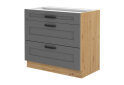 Obrázek 5597 - Kuchyňská sestava 2.8x1.7 m Luna artisan / dust grey