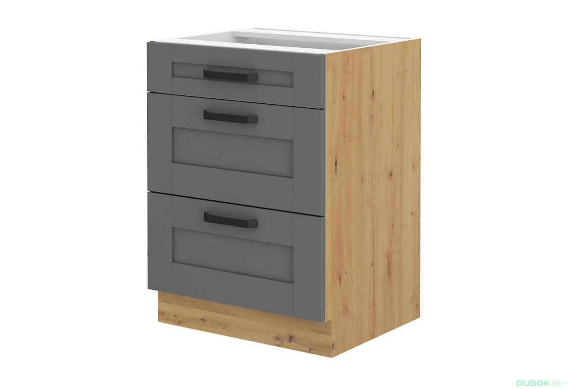 Obrázek 5600 - Kuchyňská sestava 2.6 m Luna artisan / dust grey
