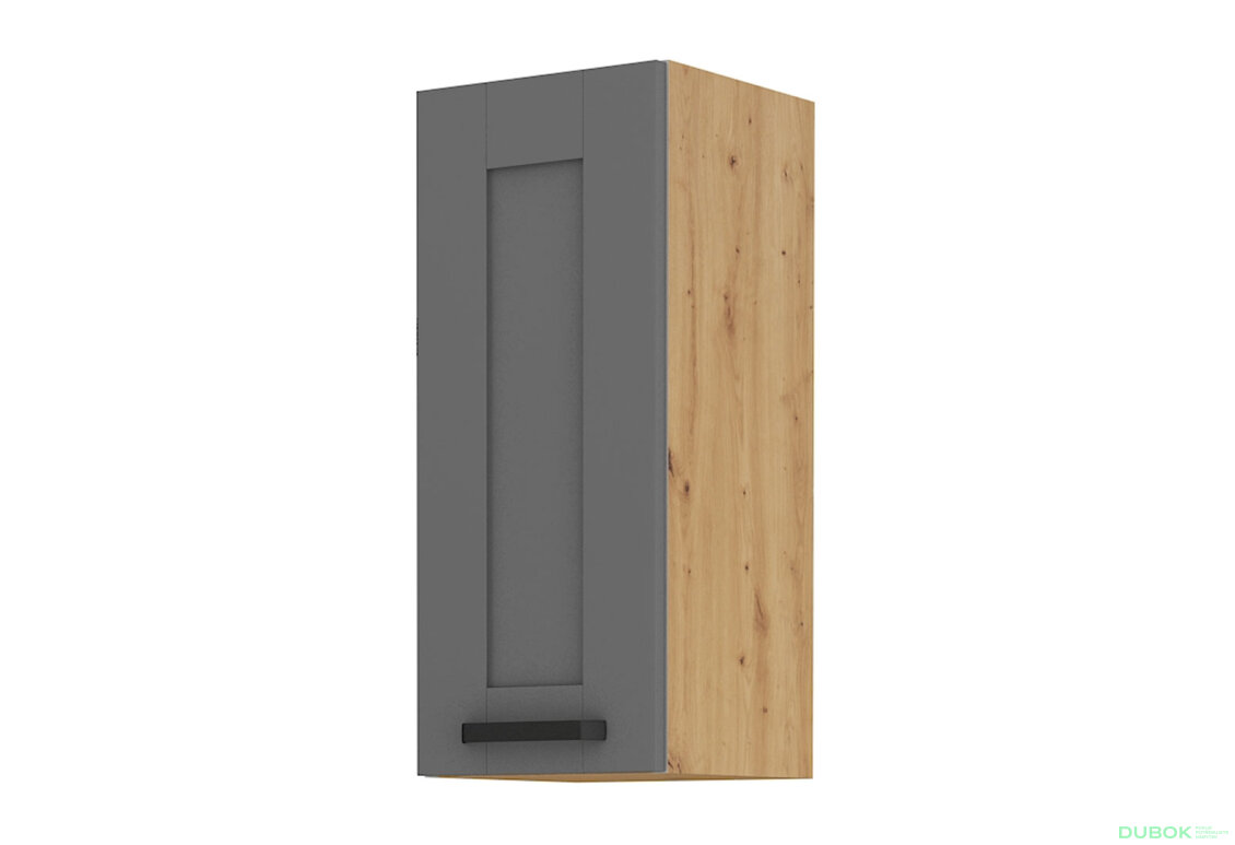 Obrázek 5629 - Kuchyňská sestava 2.8x1.7 m Luna artisan / dust grey
