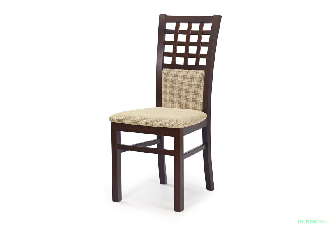 Židle Gerard 3 ciemny orzech / Torrent Beige