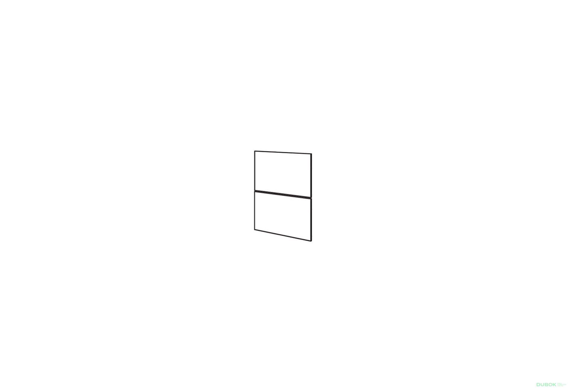 Obrázek 1 - Fasáda f š 600 (1+1) Flat