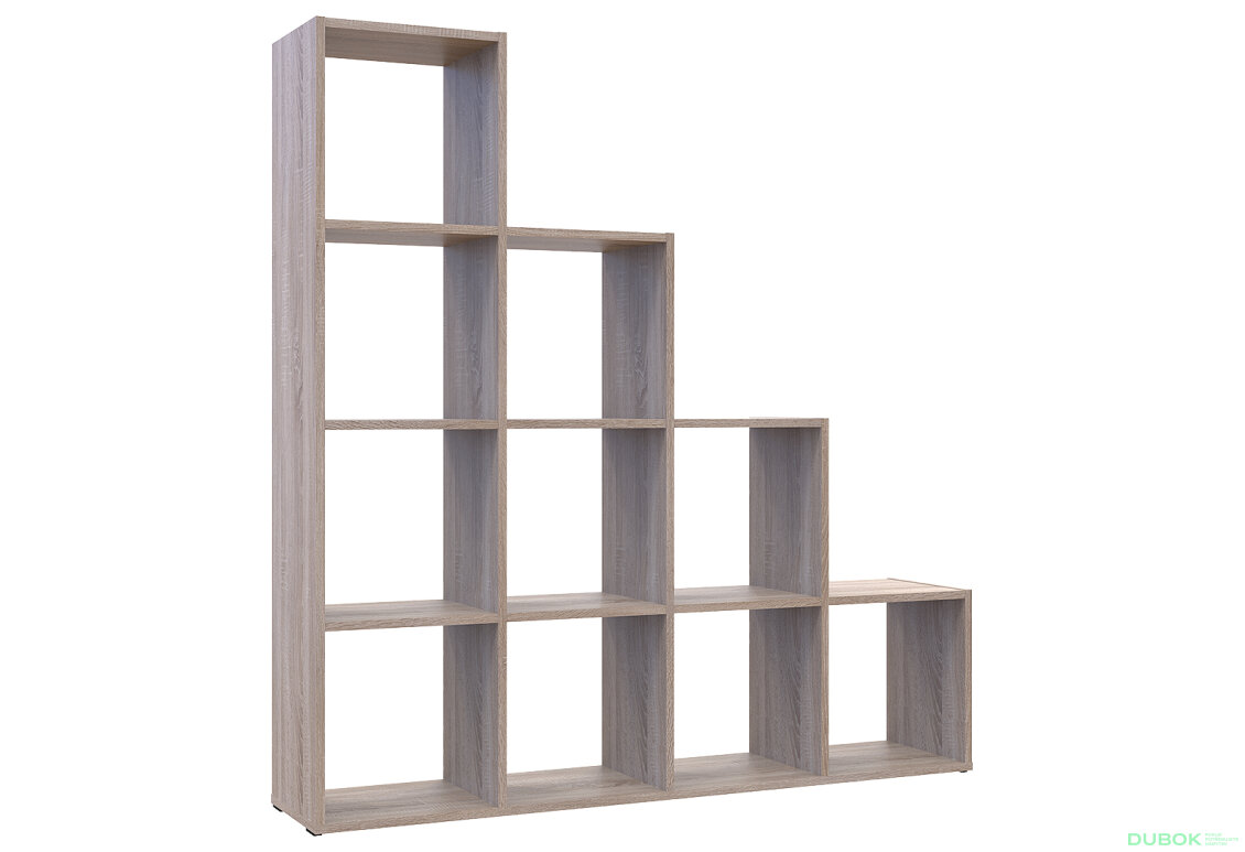 Obrázek 3 - Regál otevřený Step 4х4 136.2х28.8х140.7 dub sonoma