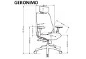 Obrázek 11 - Otočné křeslo Geronimo černý