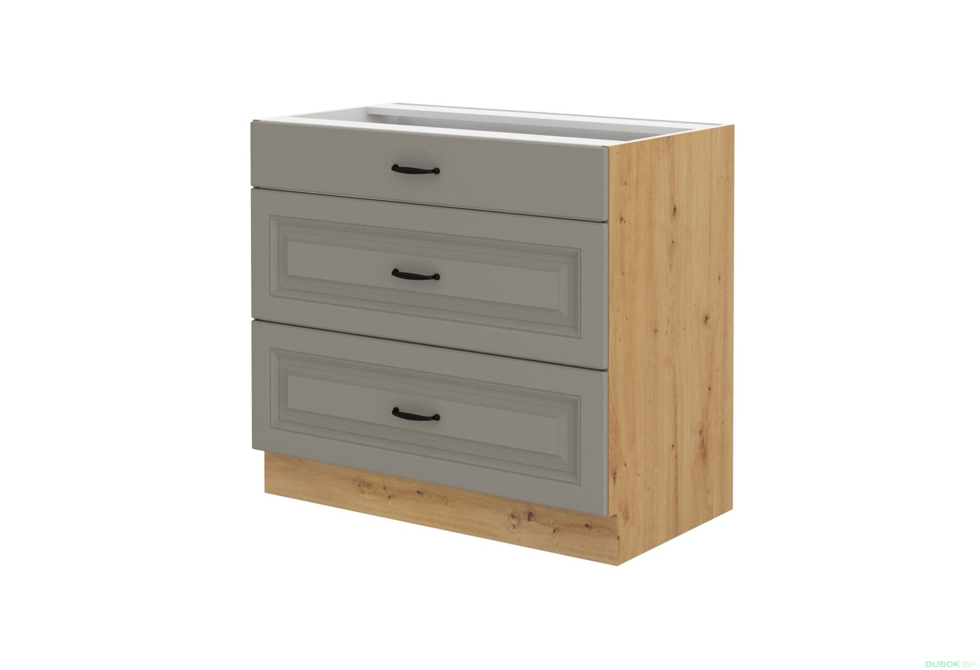 Obrázek 1 - 80 D 3S BB premium box Stilo dub artisan / clay grey