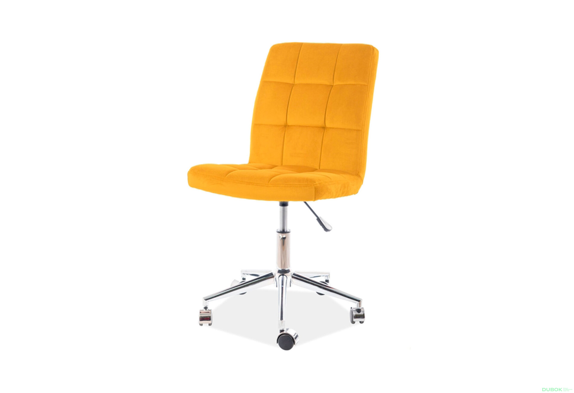 Obrázek 1 - Otočné křeslo Q-020 Velvet, kari Bluvel 68