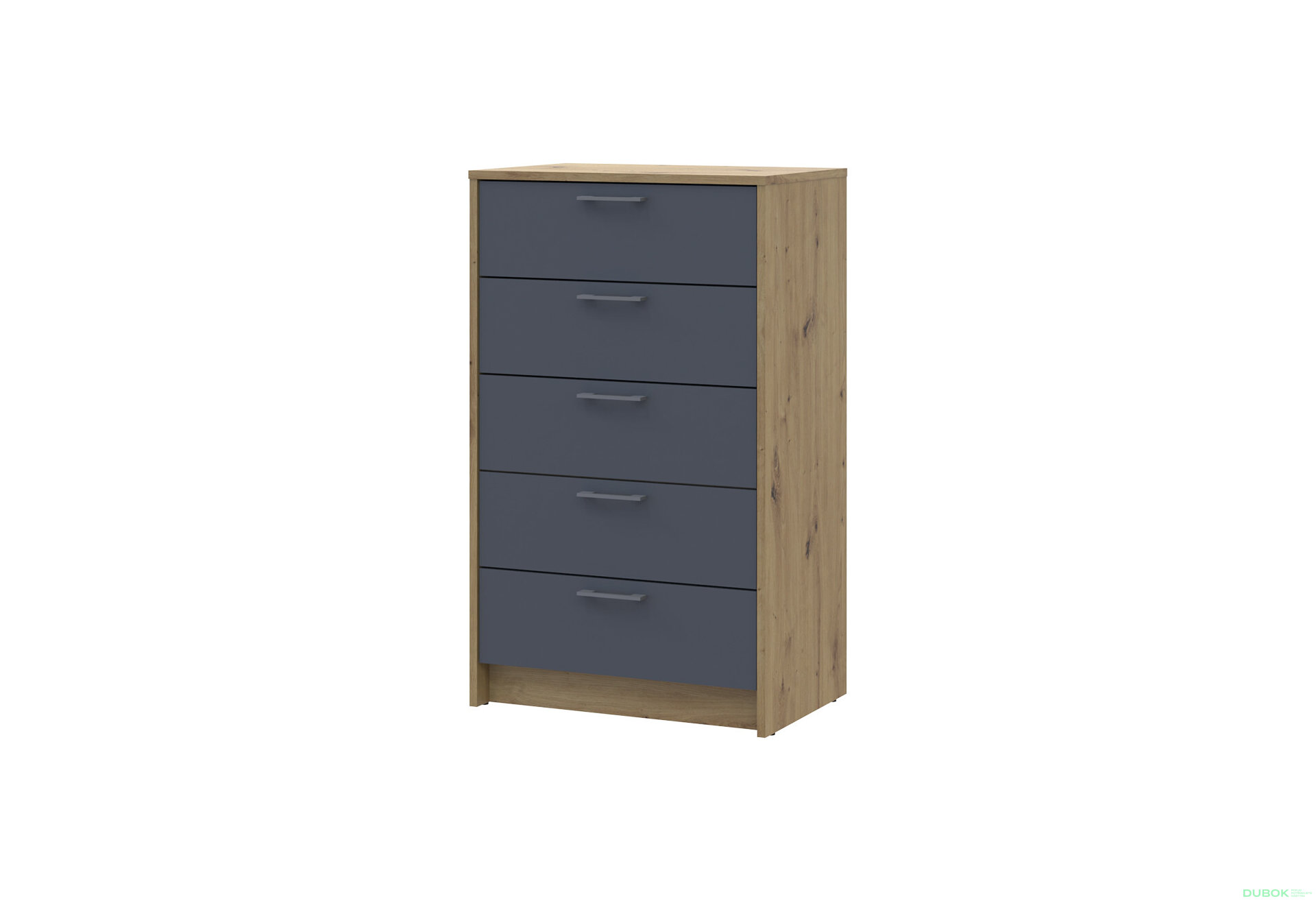 Obrázek 1 - Komoda Rondi 5 zásuvek 60х40х100 dub artisan / grafit