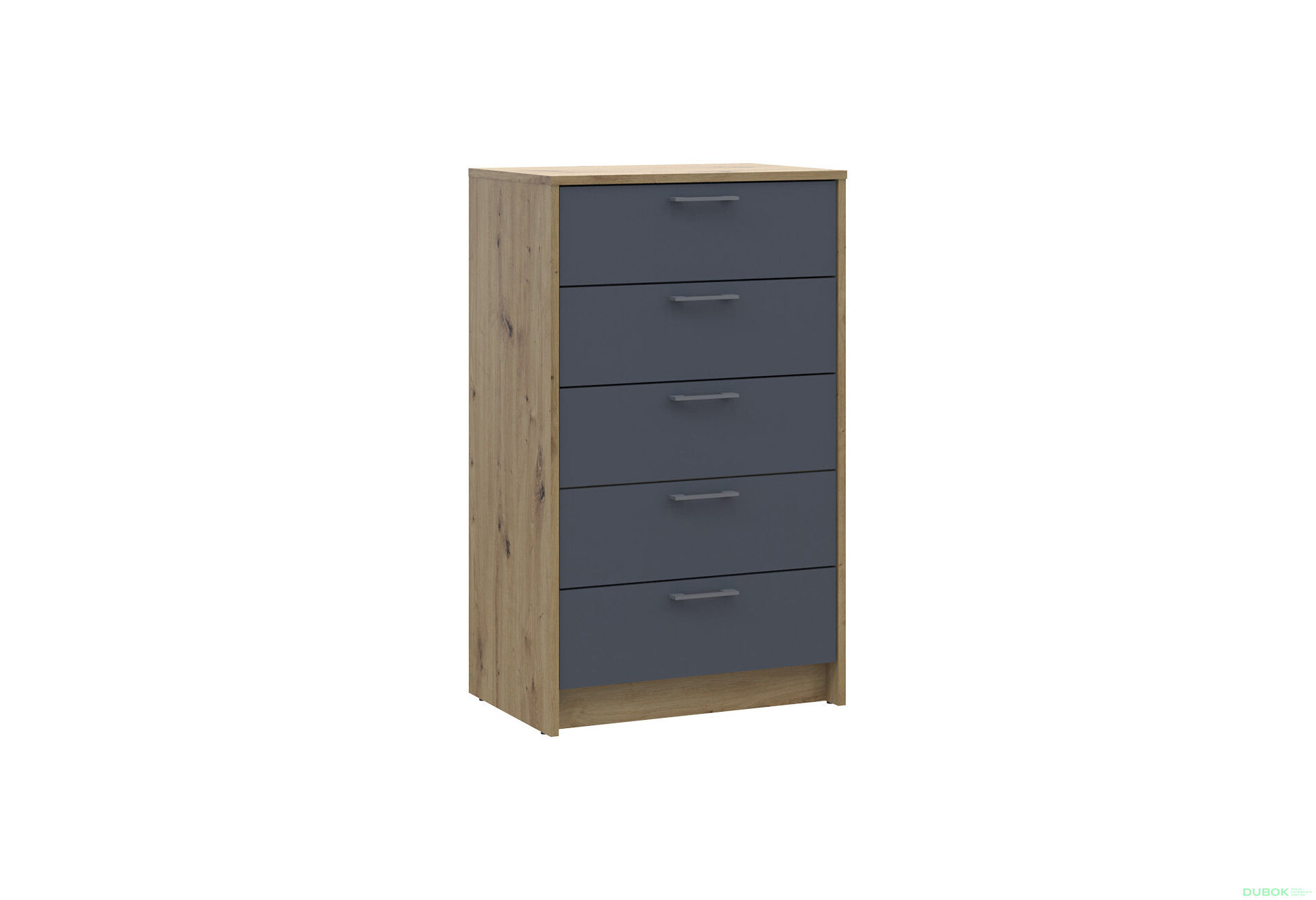 Obrázek 3 - Komoda Rondi 5 zásuvek 60х40х100 dub artisan / grafit