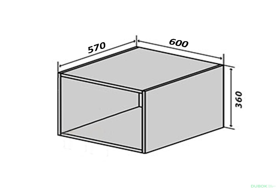 Skříň č. 63 v 600*360 Luxe