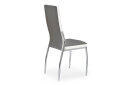 Obrázek 2 - Židle K210 chrom, ekokůže popel / bílý