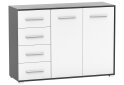 Obrázek 5 - Komoda Frida 01 135 2D4S černý / bílý