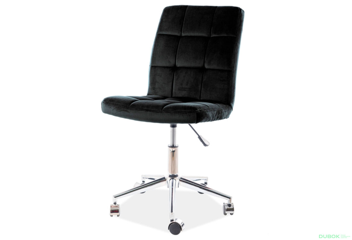 Otočné křeslo Q-020 Velvet, černý Bluvel 19