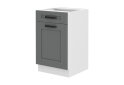 Obrázek 4537 - Kuchyňská sestava 1.5 m Luna bílý / dust grey