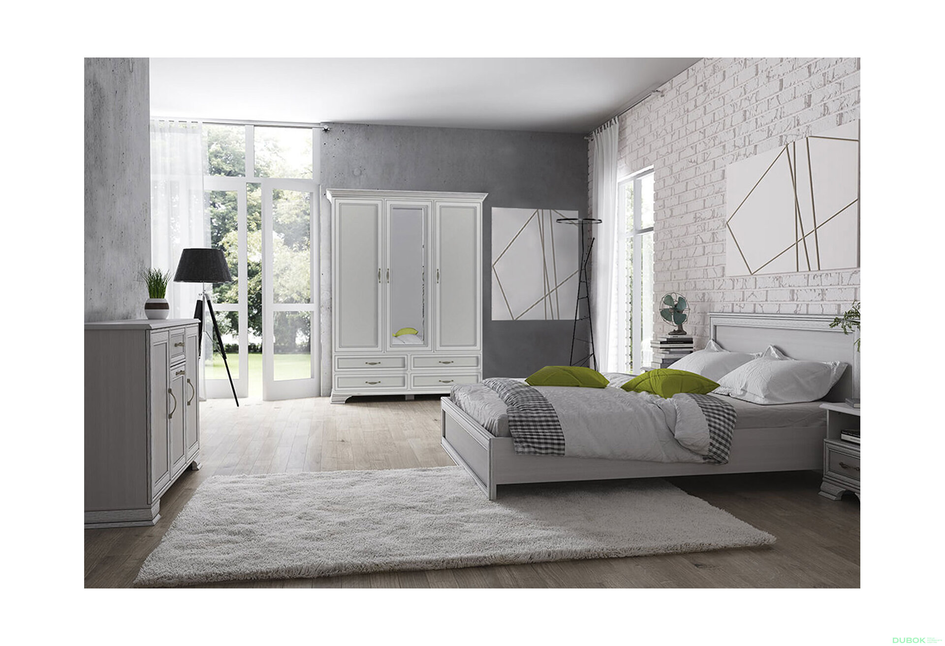 Obrázek 1 - Ložnice 3D 160 fineline crema Tiffany II