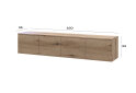 Obrázek 6 - TV stolek Levía dub evoke 4dv 160x35x33