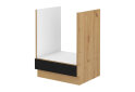 Obrázek 5348 - Kuchyňská sestava 3.15 m dub artisan / černý mat Modena