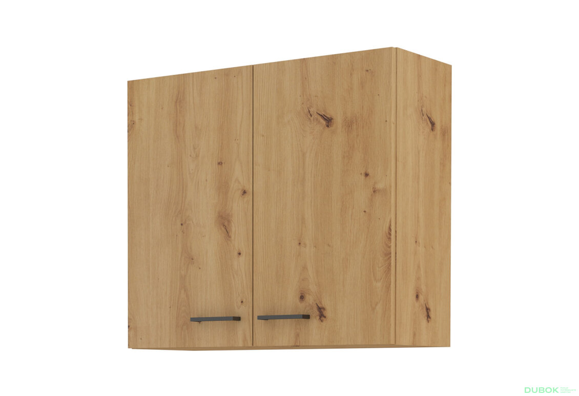 Obrázek 5351 - Kuchyňská sestava 3.15 m dub artisan / černý mat Modena