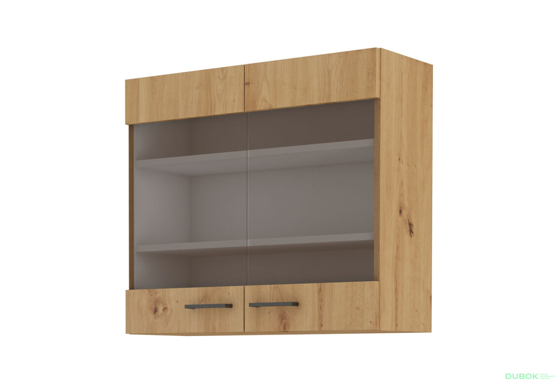 Obrázek 5352 - Kuchyňská sestava 3.15 m dub artisan / černý mat Modena