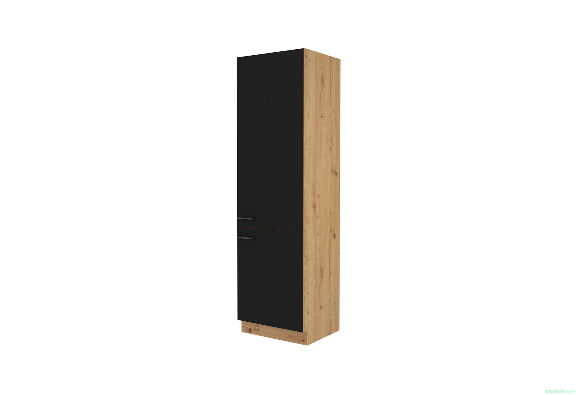 Obrázek 5359 - Kuchyňská sestava 2.7x2.4 m dub artisan / černý mat Modena
