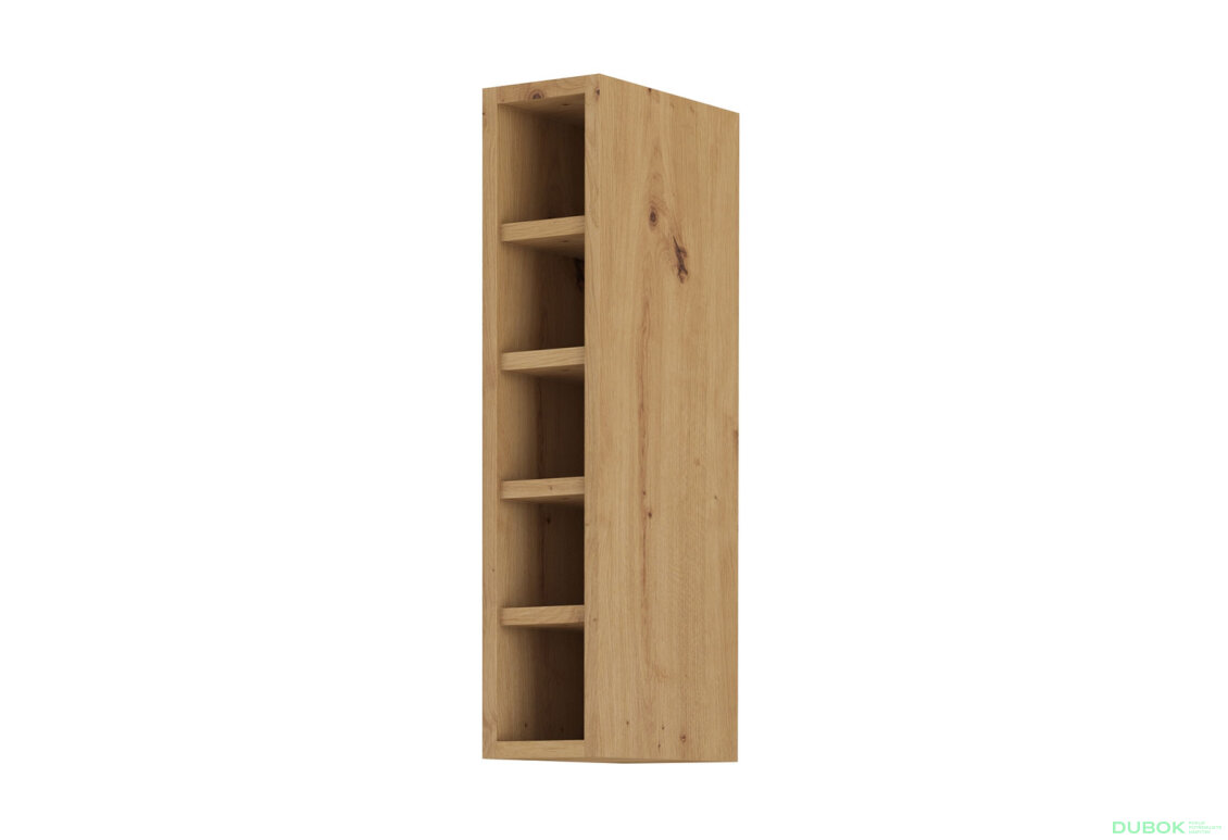 Obrázek 5376 - Kuchyňská sestava 3.15 m dub artisan / černý mat Modena