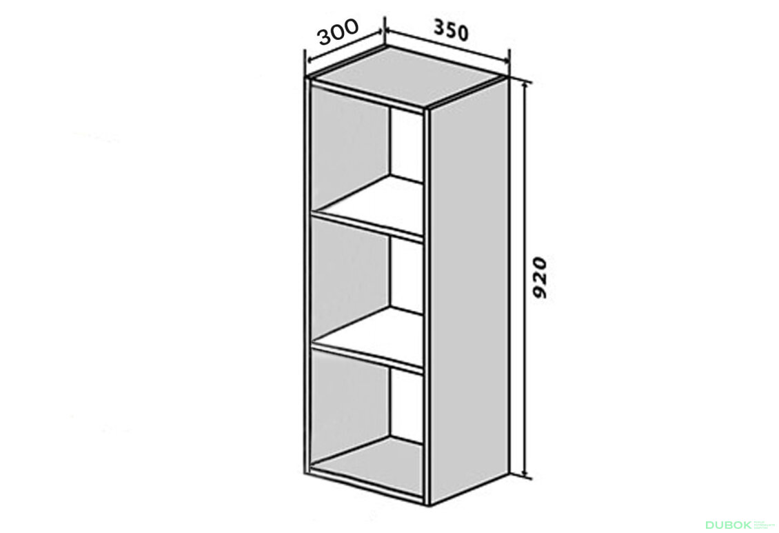 Korpus č. 31 v 350*920 Luxe