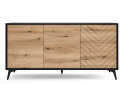 Obrázek 2 - Komoda K154 evoke dub / černá Diamond