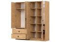 Obrázek 2 - Skříň 4D Lux hickory přírodní + černá Idczak meble