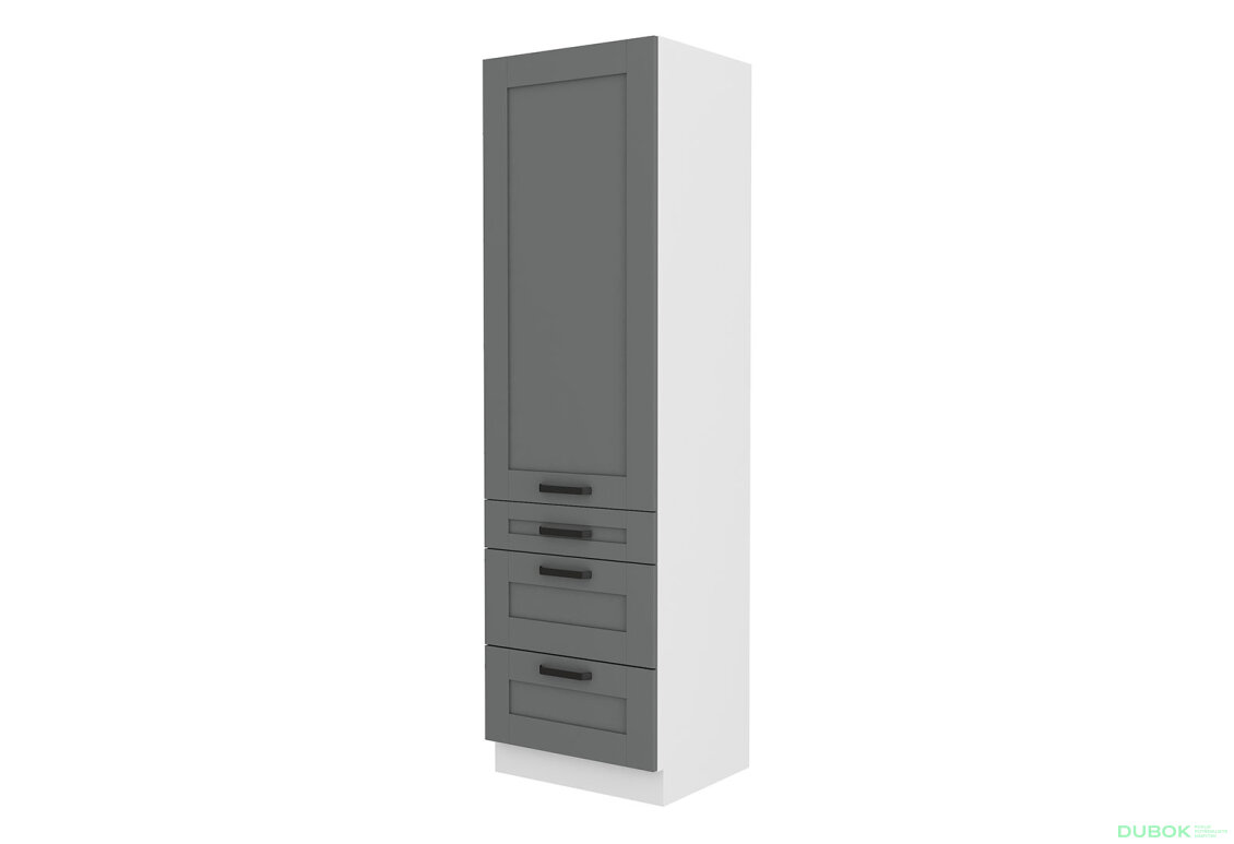 60 DKS-210 3S 1F premium box Luna bílý / dust grey