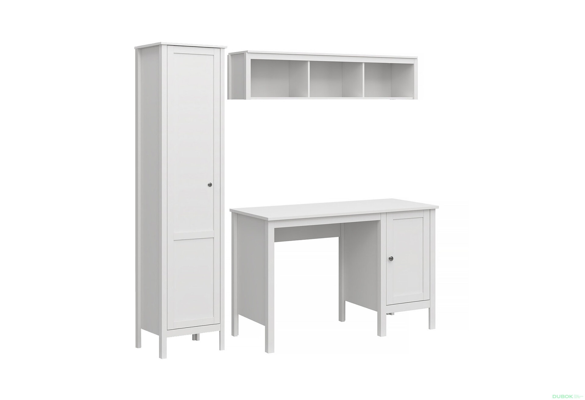 Obrázek 1 - Kancelářská sestava 1.7 m bílá Ole