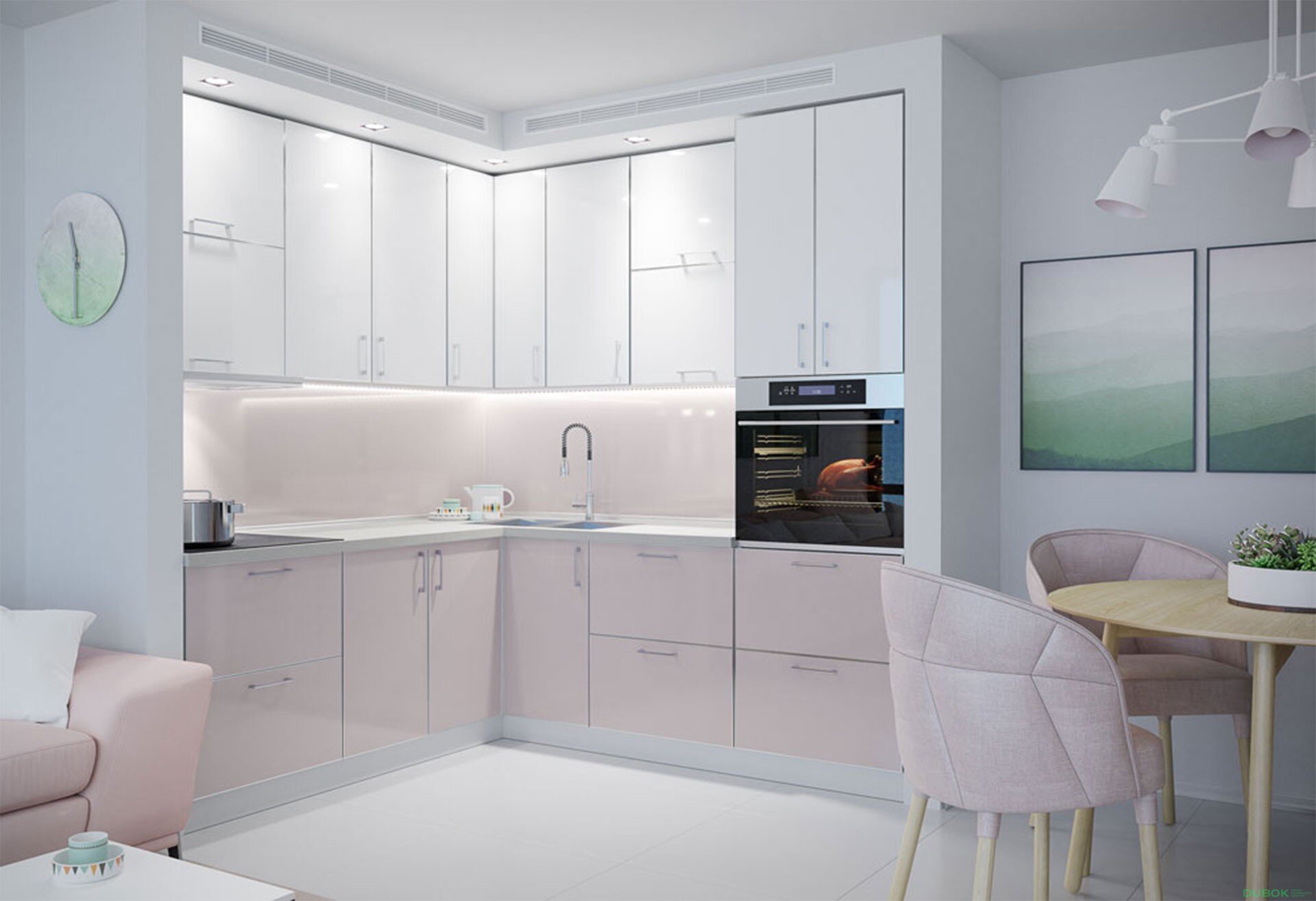 Obrázek 1 - Modulární kuchyně M.Gloss VIP Luxe