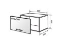 Obrázek 1 - V10 Nízká vitrína 60 Flat