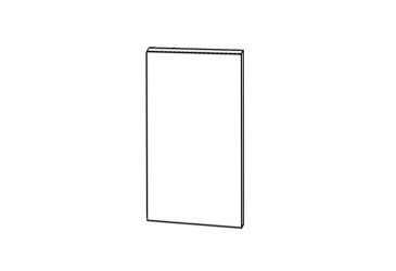Fasáda 60V LEVÁ 1dveřová Pod digestoř teleskop 690mm Glorie