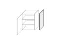Obrázek 1 - Kuchyňské panely Glory Boční panel horní 720 mm
