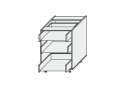 Obrázek 1 - Korpus 60N 3šx Pro Hettich 820mm