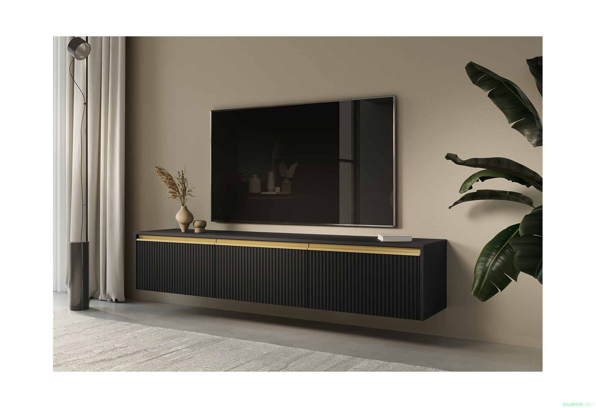 Obrázek 2 - TV stolek RTV-180 černý Royal