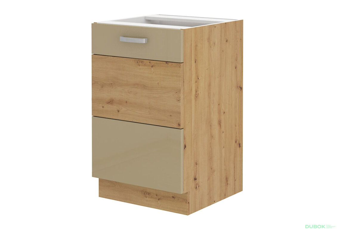Obrázek 5476 - Kuchyňská sestava 1.5 m Artisan / cappuccino lesk