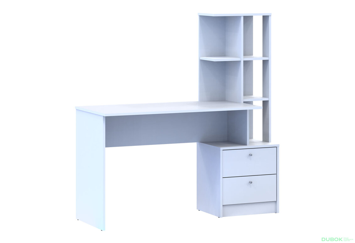 Obrázek 5 - Psací stůl T7 bílý 136x55x138