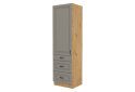 Obrázek 4138 - Kuchyňská sestava 2.4 m Stilo dub artisan / clay grey