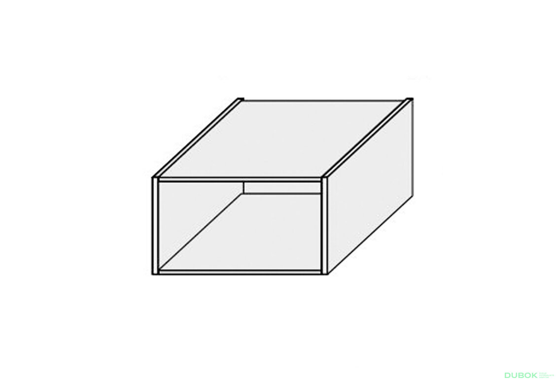Korpus 45V 1dv Antresol Plynová vzpěra 360mm