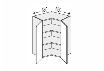 Obrázek Vrchní roh V 90°/720 2dv