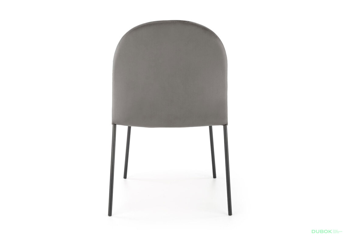 Obrázek 6 - Židle K443 černý kov / látka popel