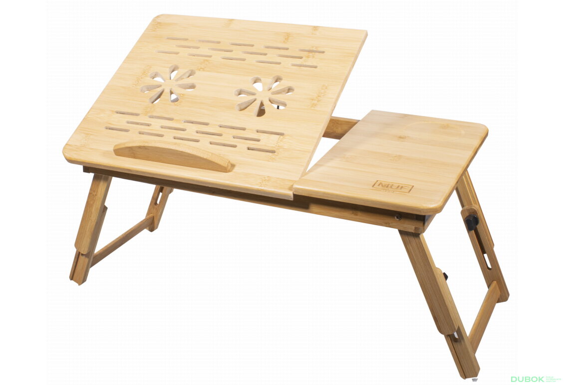 Stůl pod laptop bambus M