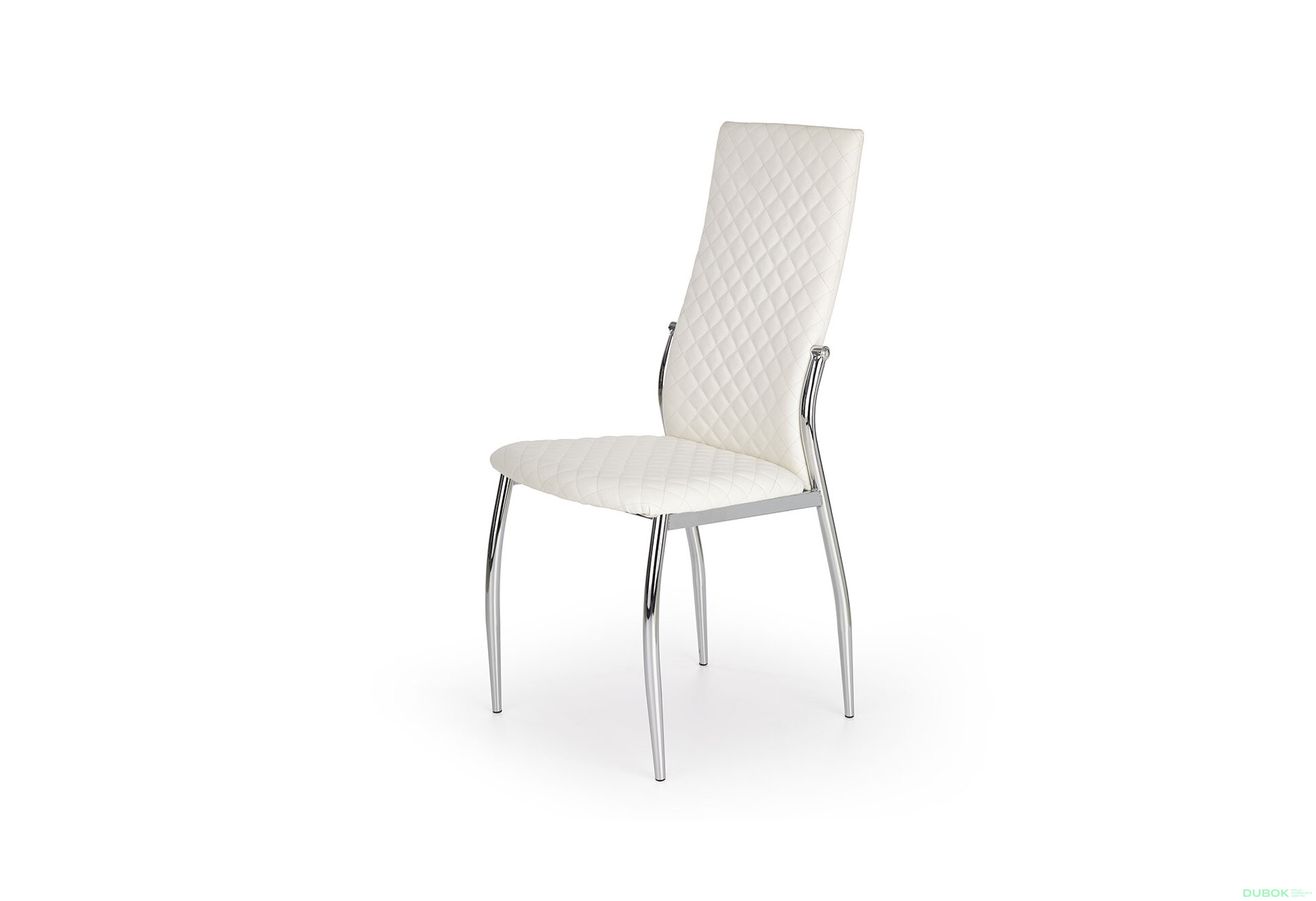 Obrázek 1 - Židle K238 chrom / bílá ekokůže