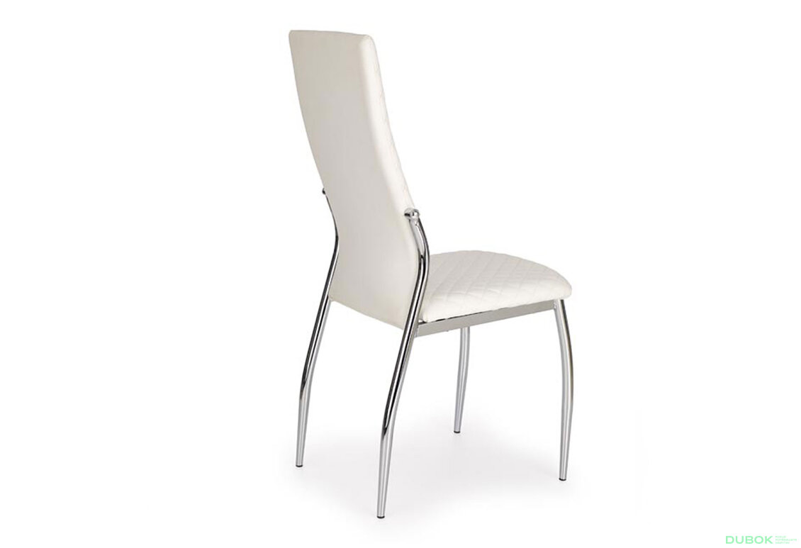 Obrázek 2 - Židle K238 chrom / bílá ekokůže