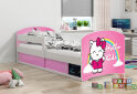 Obrázek 2 - Postel Luki 1 bílé Hello Kids 80x160 cm s roštem, matrací